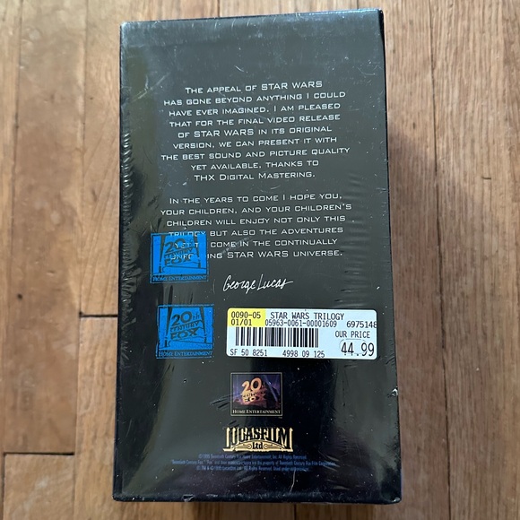 Star Wars Trilogy VHS Tapes - Picture 3 of 3